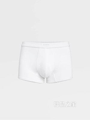 白色超细莫代尔平角内裤