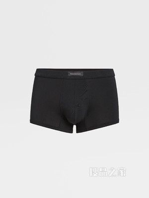 黑色超细莫代尔平角内裤