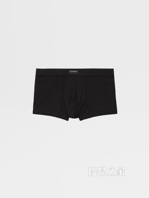 黑色超细莫代尔平角内裤