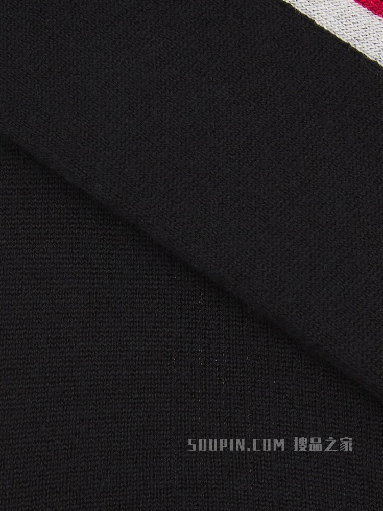 黑色 Techmerino™ 羊毛球鞋袜