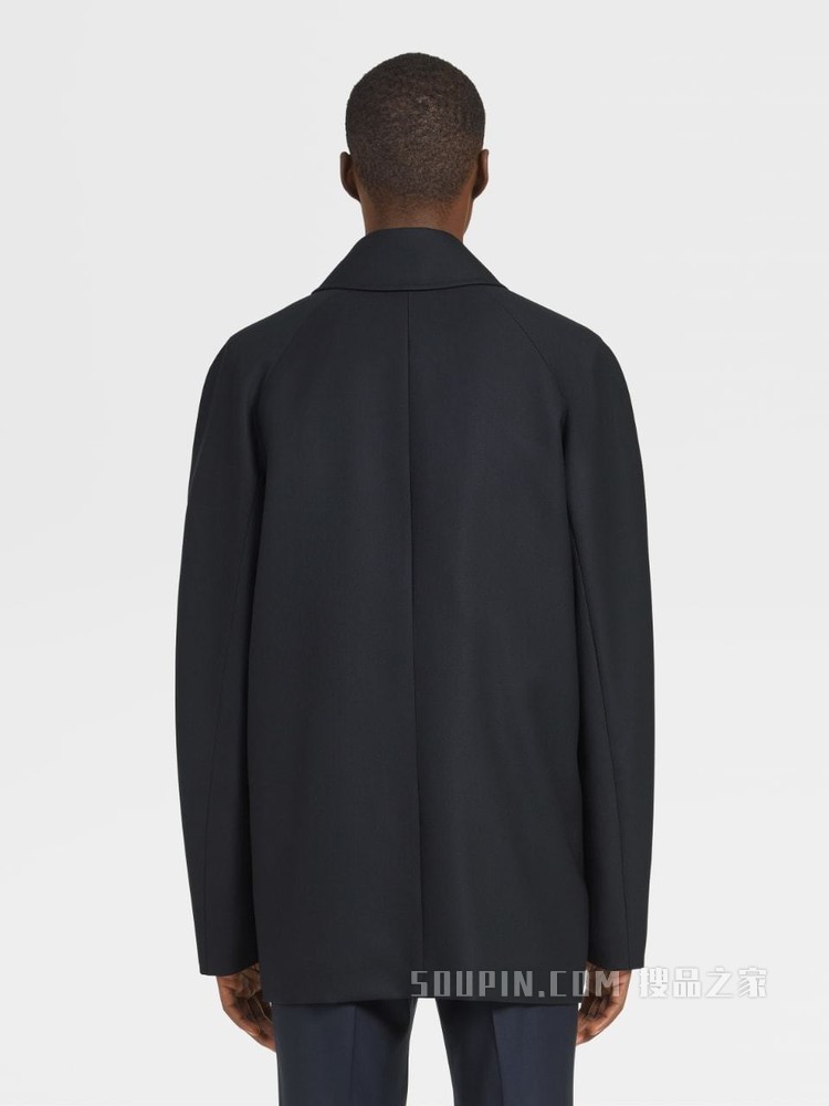 Zegna XXX 系列 Centoventimila 羊毛风衣