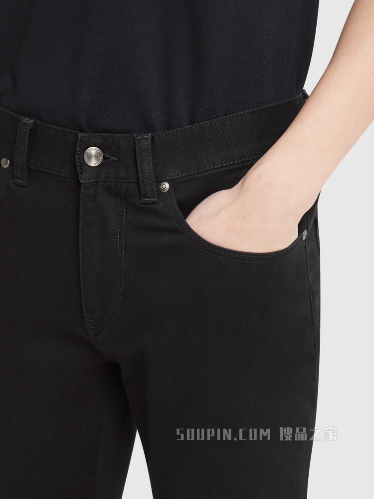 弹力棉质 Luxe Twill 五口袋牛仔裤