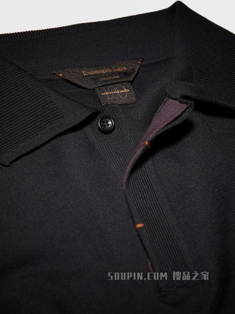 Zegna XXX 系列 CENTOVENTIMILA 羊毛 POLO 衫