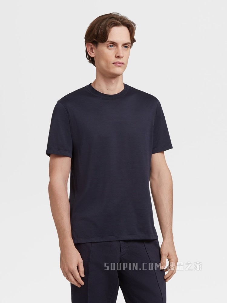 LEGGERISSIMO 棉及桑蚕丝 T 恤