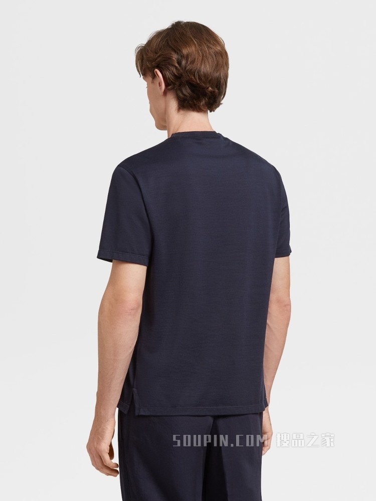 LEGGERISSIMO 棉及桑蚕丝 T 恤