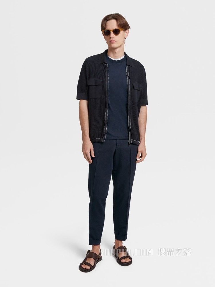 LEGGERISSIMO 棉及桑蚕丝 T 恤