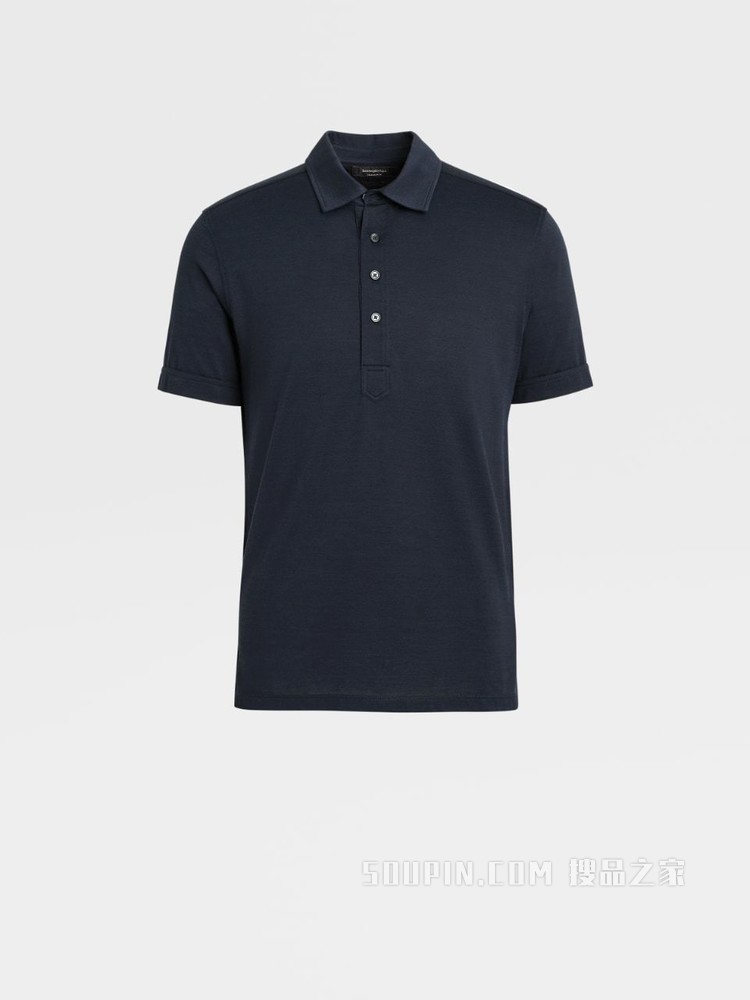 LEGGERISSIMO 棉及桑蚕丝 POLO 衫