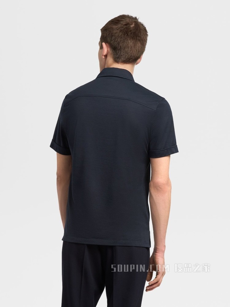 LEGGERISSIMO 棉及桑蚕丝 POLO 衫