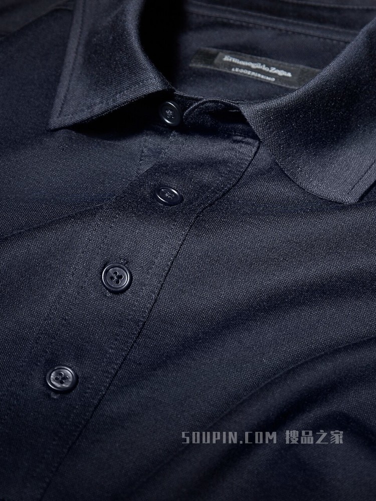 LEGGERISSIMO 棉及桑蚕丝 POLO 衫