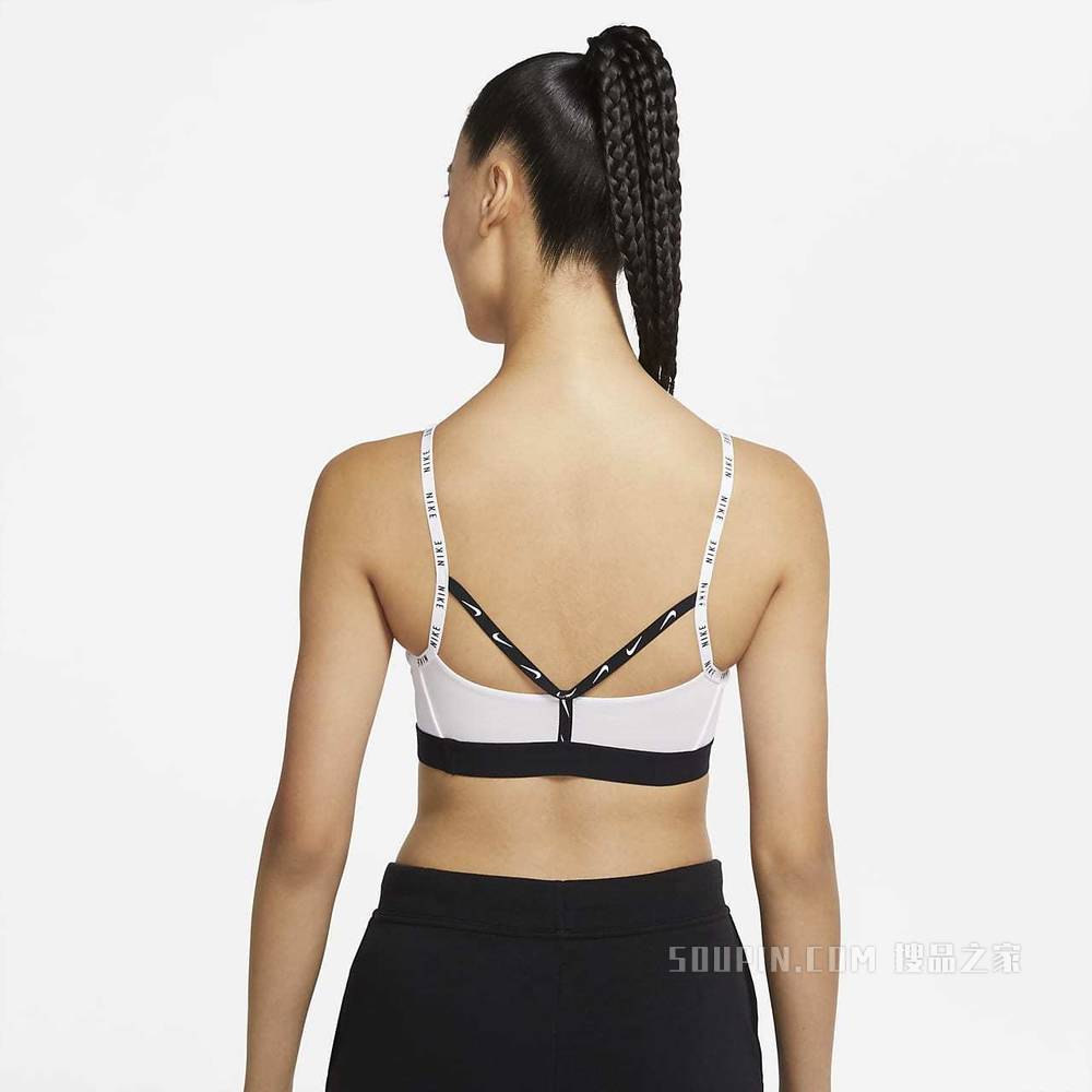 Nike Dri-FIT Indy Logo Tape 女子低强度支撑运动内衣