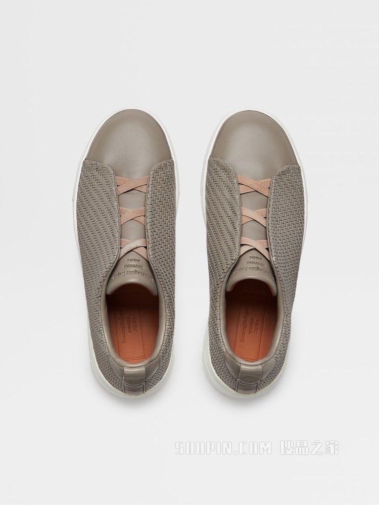 PELLE TESSUTA™ 小牛皮 Triple Stitch 运动鞋