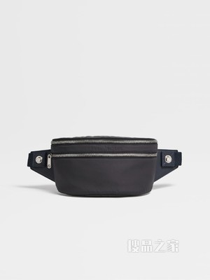 浅蓝色配午夜蓝尼龙 Z 字复古标识 Convertible 双肩背包