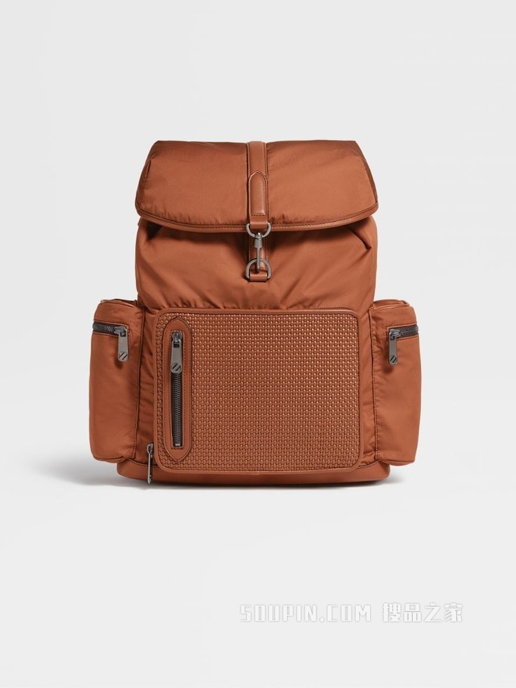 骆马色 PELLETESSUTA™ 配尼龙 Special 双肩背包