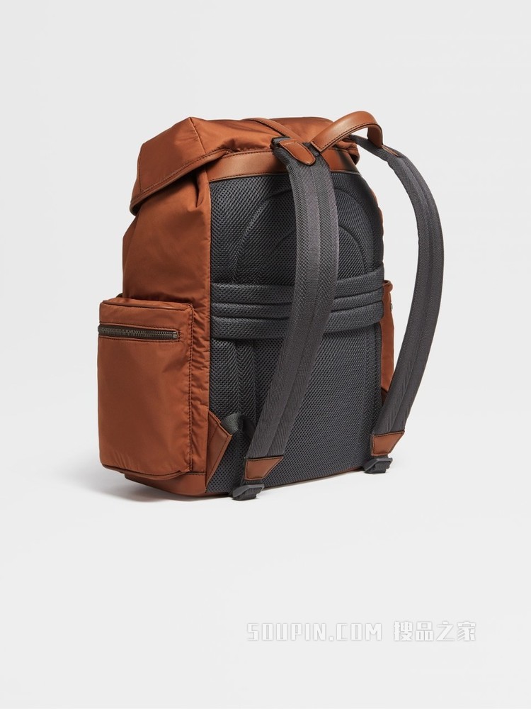 骆马色 PELLETESSUTA™ 配尼龙 Special 双肩背包