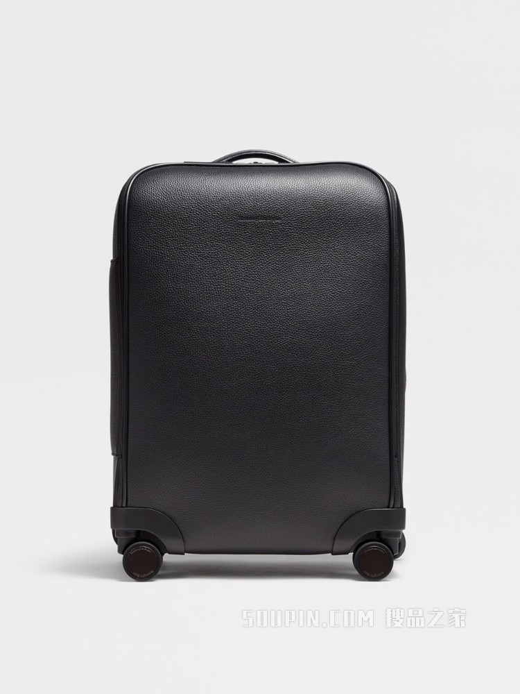 TRAVELER 粒面小牛皮拉杆箱