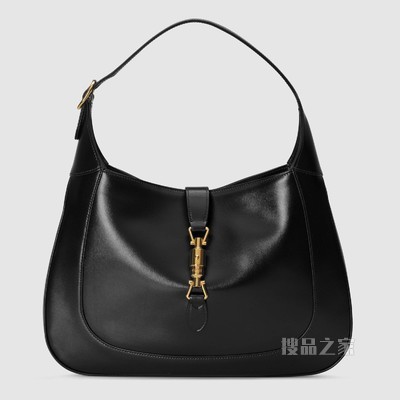 Jackie 1961系列中号手袋 黑色皮革