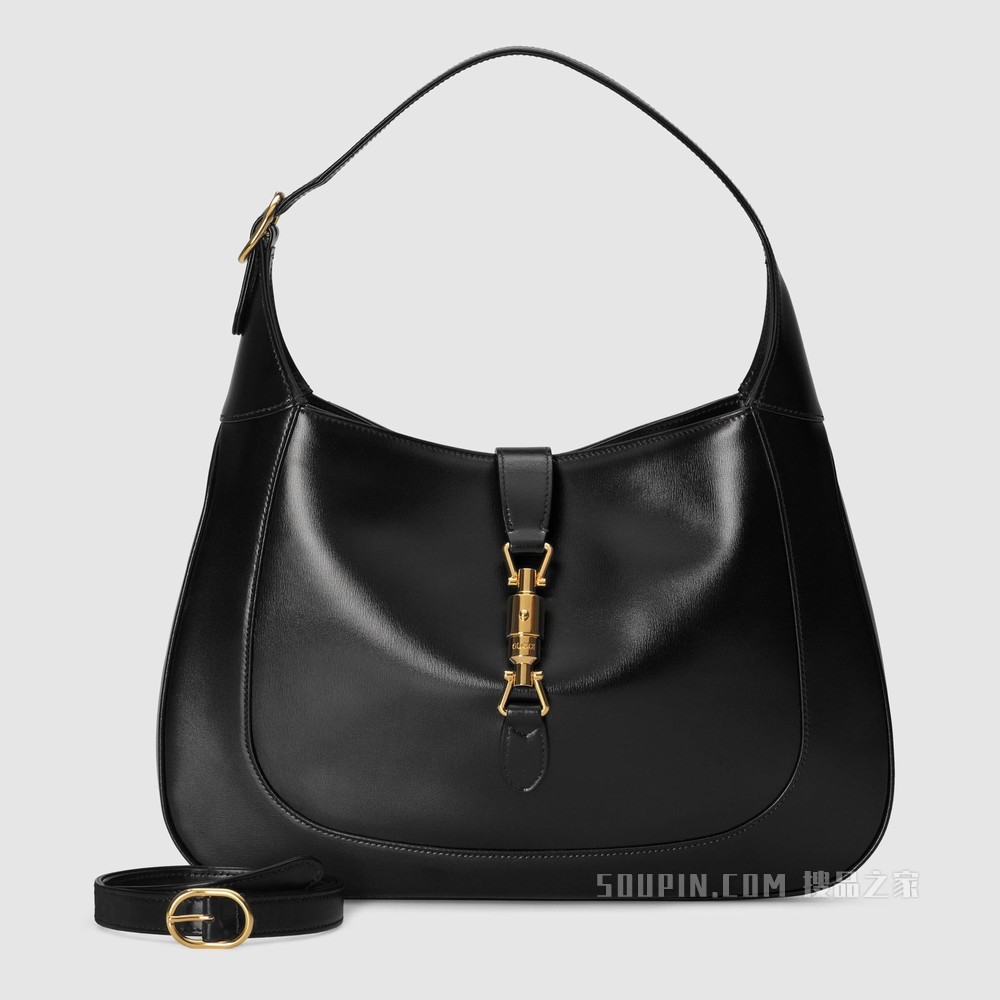 Jackie 1961系列中号手袋 黑色皮革