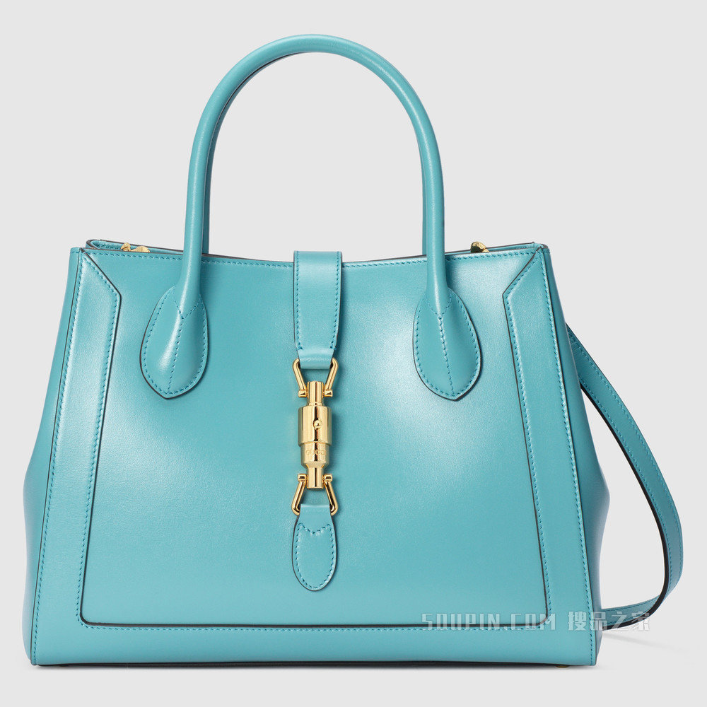 Jackie 1961系列中号托特包 浅蓝色皮革