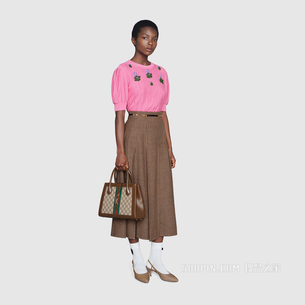 Jackie 1961系列中号托特包 GG Supreme帆布