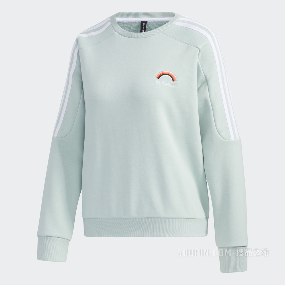 adidas neo W SS OCT SWEAT 运动圆领卫衣