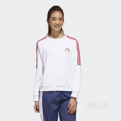 adidas neo W SS OCT SWEAT 运动圆领卫衣