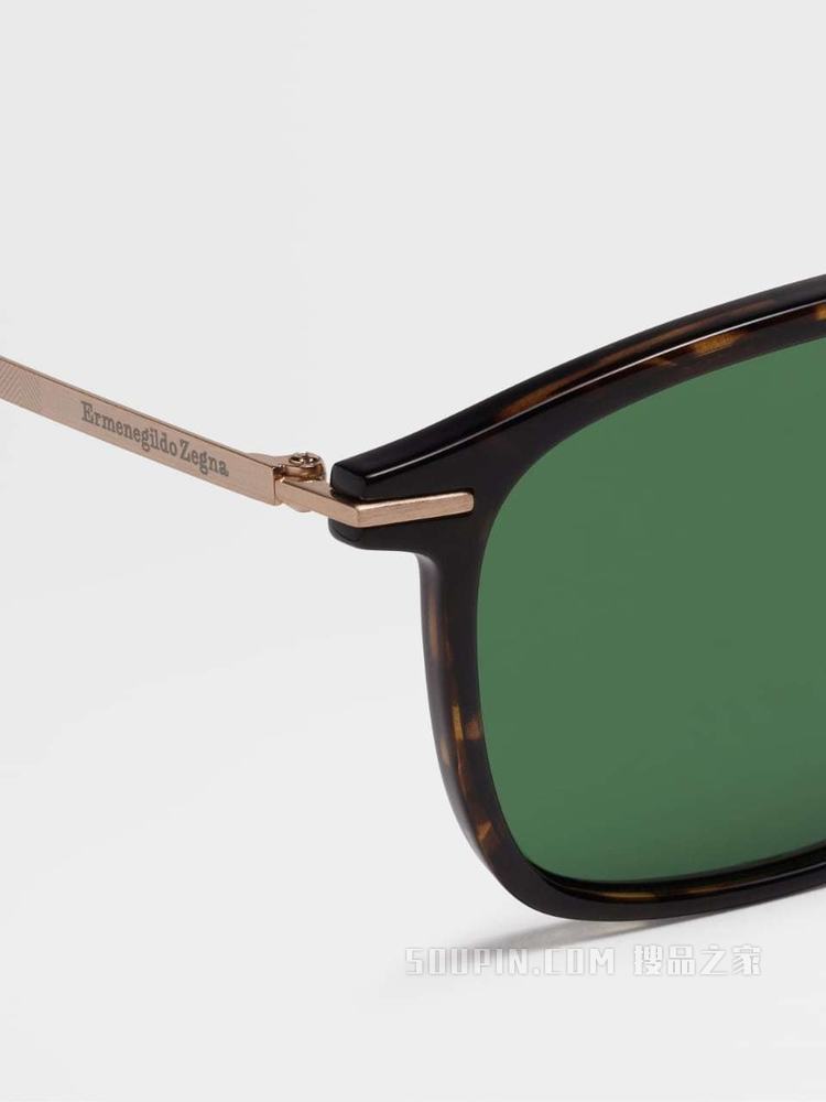 Leggerissimo亮面哈瓦那色太阳镜