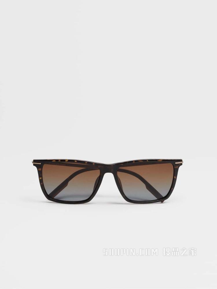 Leggerissimo亮面哈瓦那色太阳镜