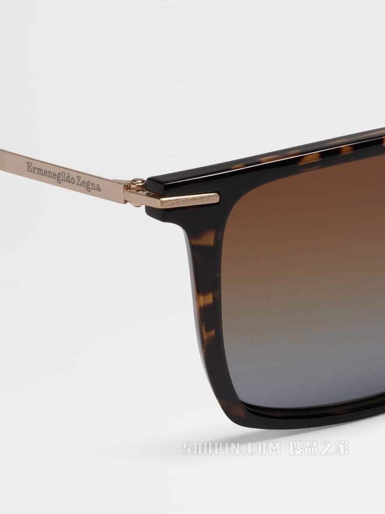 Leggerissimo亮面哈瓦那色太阳镜