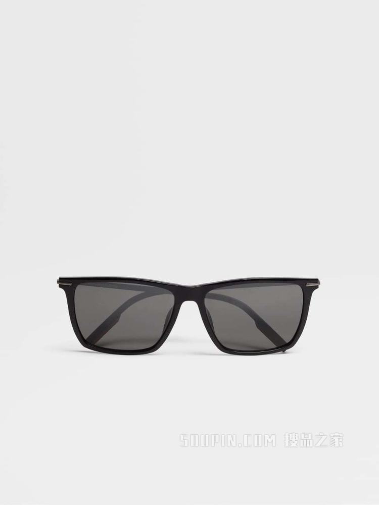 Leggerissimo亮黑太阳镜