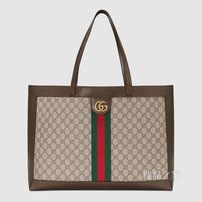 Ophidia系列GG托特包 柔软GG Supreme帆布