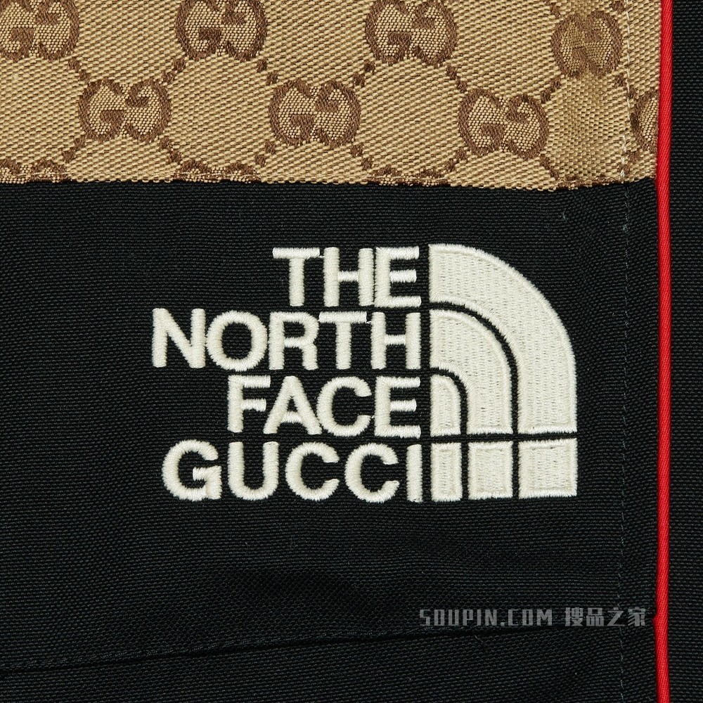 The North Face x Gucci联名系列长裤 米色和乌木色