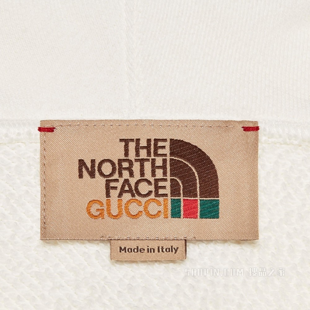 The North Face x Gucci联名系列卫衣 米白色