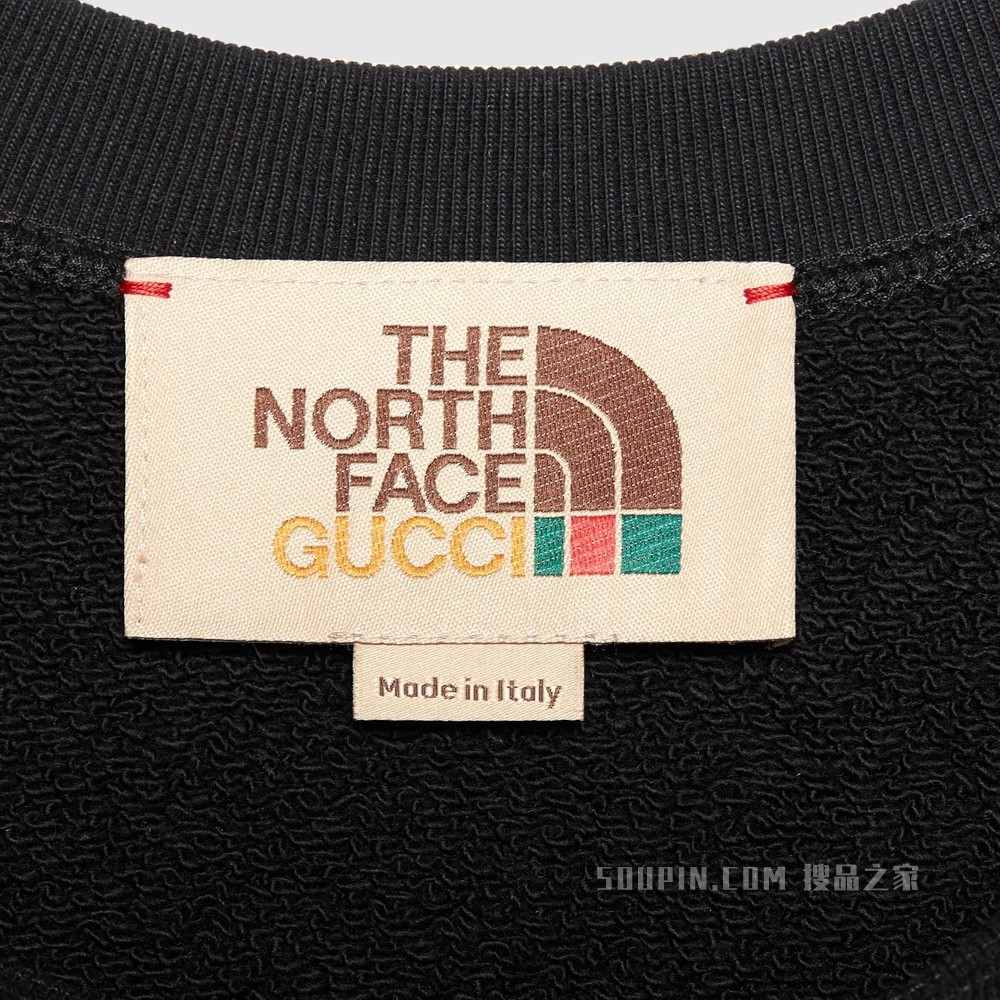 The North Face x Gucci联名系列卫衣 黑色