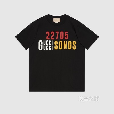 Gucci 100特别系列棉质T恤 黑色