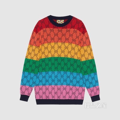 GG Multicolor系列棉毛混纺毛衣 多色