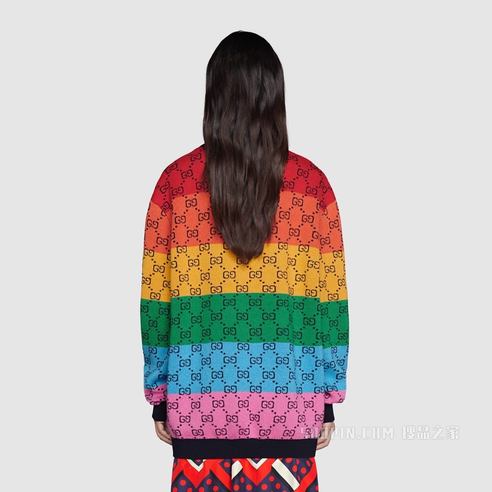 GG Multicolor系列棉毛混纺毛衣 多色