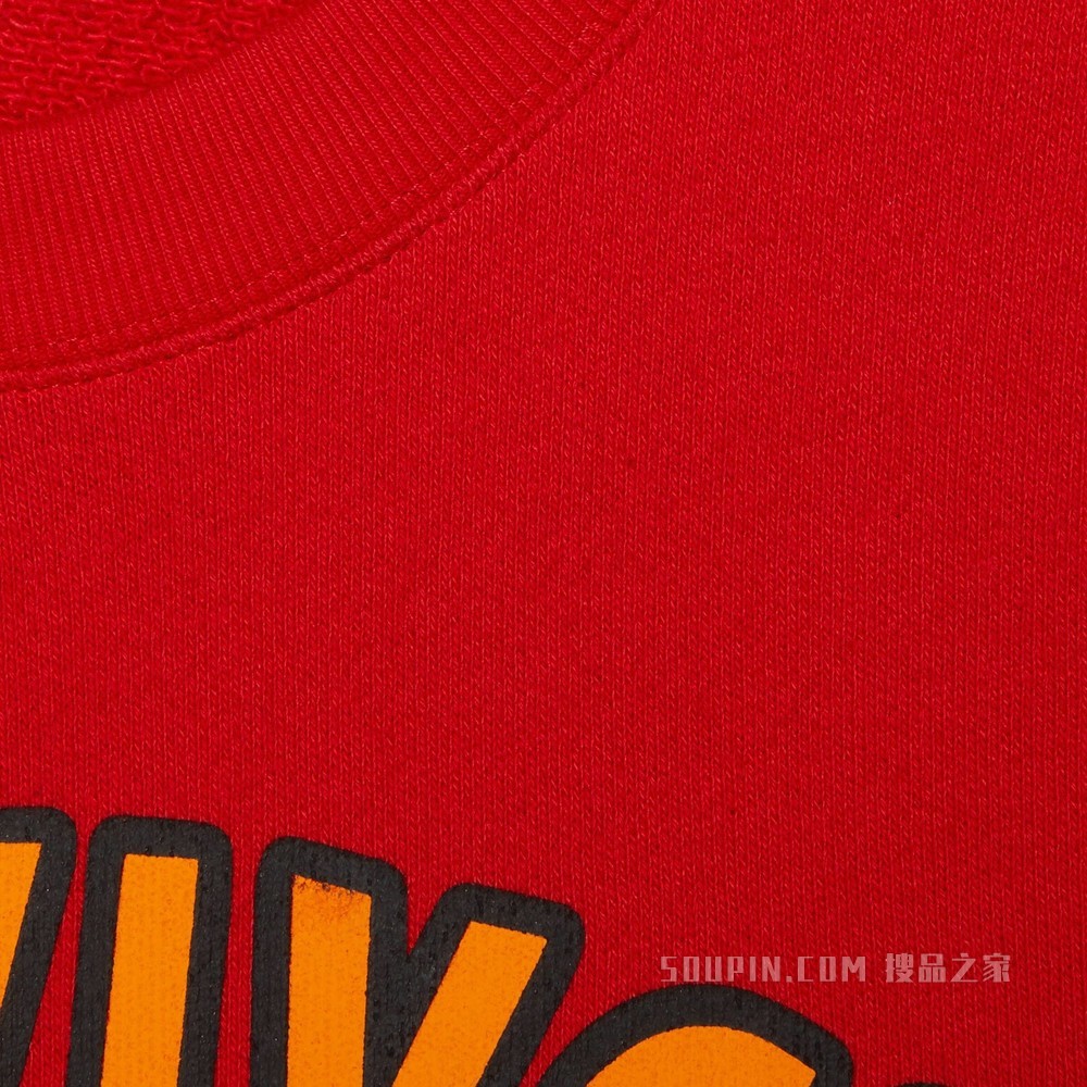Disney x Gucci唐老鸭印花棉质卫衣 红色
