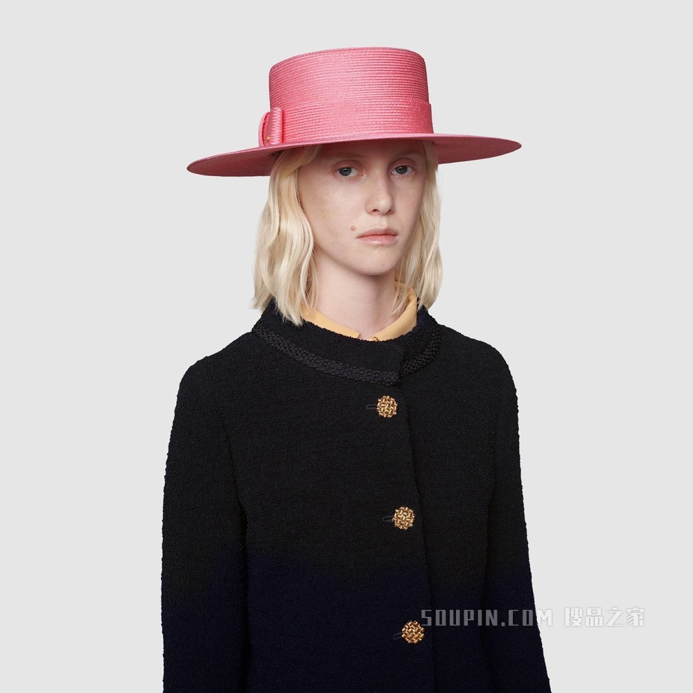 花呢绉绸夹克 深蓝色