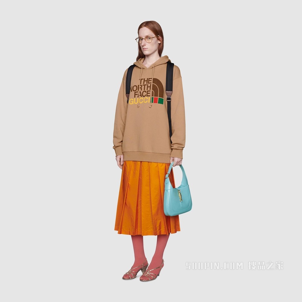The North Face x Gucci联名系列棉质卫衣 棕色
