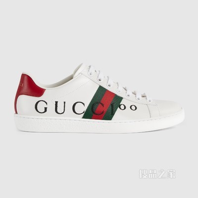 Gucci 100特别系列Ace女士运动鞋 白色皮革
