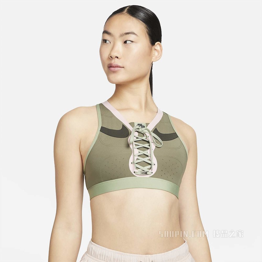Nike Dri-FIT Swoosh Air Force 1 Laced 女子中强度支撑运动内衣