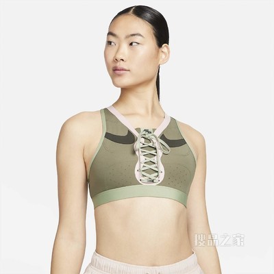 Nike Dri-FIT Swoosh Air Force 1 Laced 女子中强度支撑运动内衣