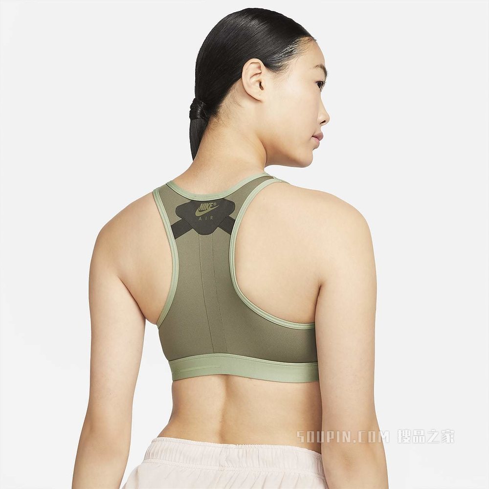 Nike Dri-FIT Swoosh Air Force 1 Laced 女子中强度支撑运动内衣