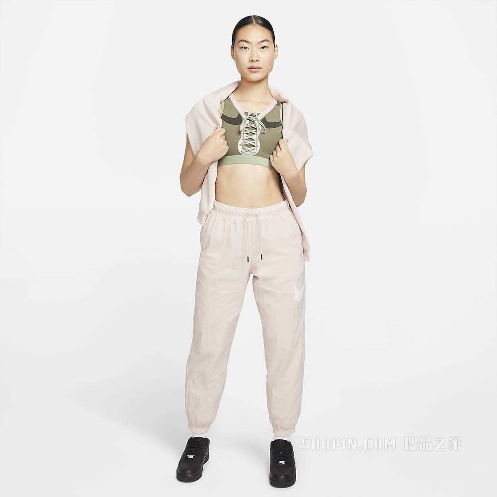 Nike Dri-FIT Swoosh Air Force 1 Laced 女子中强度支撑运动内衣