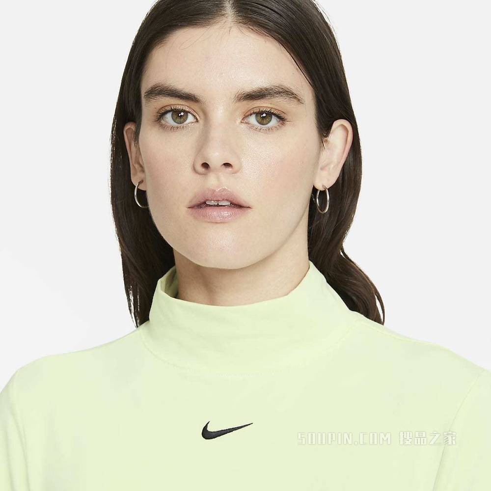 Nike Sportswear Collection Essentials 女子长袖企领上衣