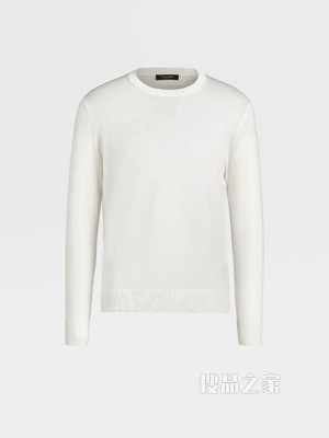 Premium 棉质针织圆领运动衫