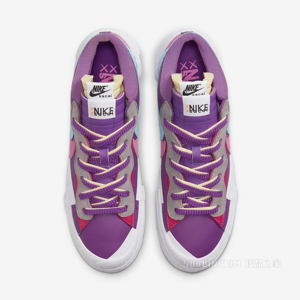 Nike Blazer Low/sacai/KAWS 男子运动鞋
