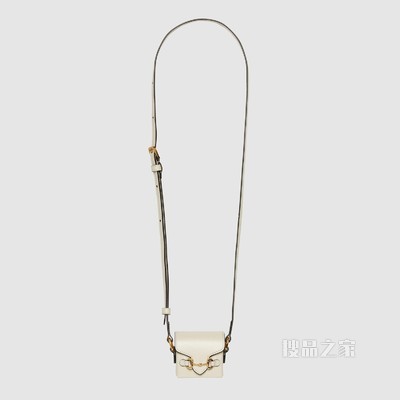 Gucci 马衔扣1955 Airpods保护套 白色皮革