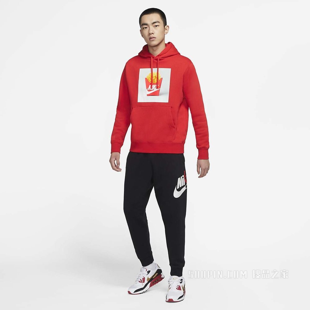 Nike Sportswear 男子起绒套头连帽衫