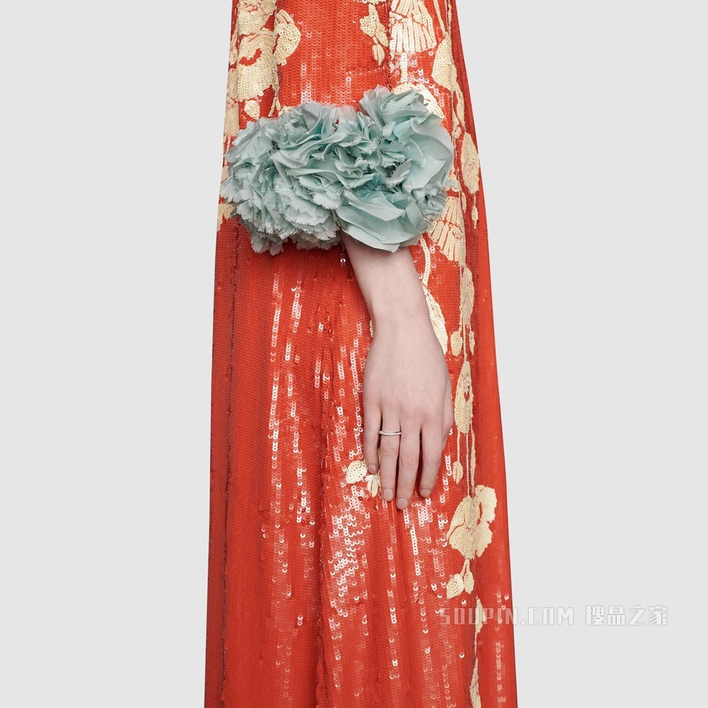 Gucci Link to Love系列钻石戒指 18K白金